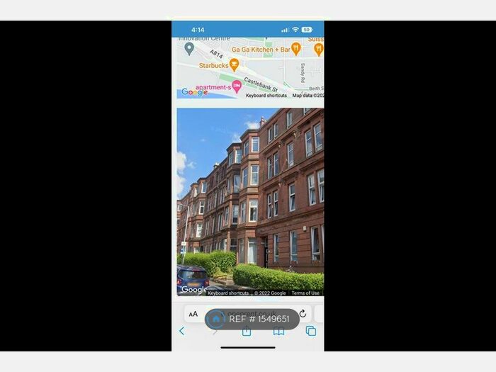 1 Bedroom Flat To Rent In Thornwood Avenue, Glasgow, G11