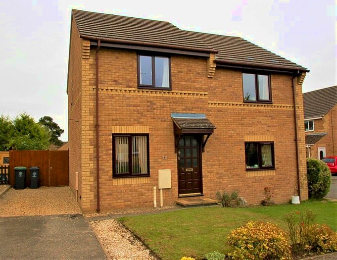 2 Bedroom Semi-Detached House To Rent In Siddons Close, Oundle, Northamptonshire, PE8