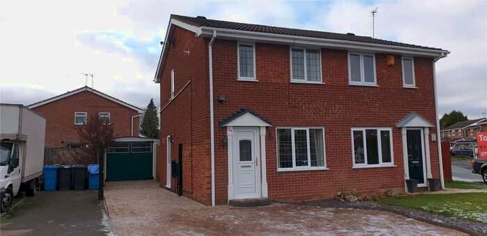 2 Bedroom Semi-Detached House To Rent In Canterbury Drive, Perton, Wolverhampton, Staffordshire, WV6