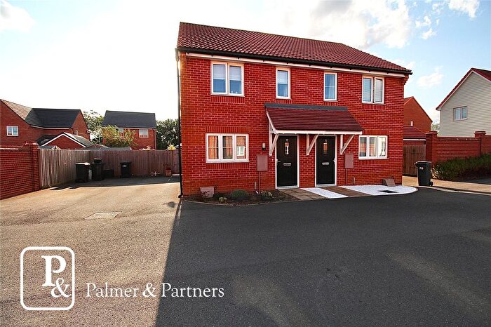 2 Bedroom Semi-Detached House For Sale In Oxlip Way, Stowupland, Stowmarket, Suffolk, IP14