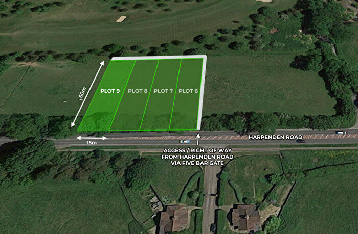 Land For Sale In Plot, Land Adjacent To Foxwood Lodge, Harpenden Road, St. Albans, Hertfordshire, AL3