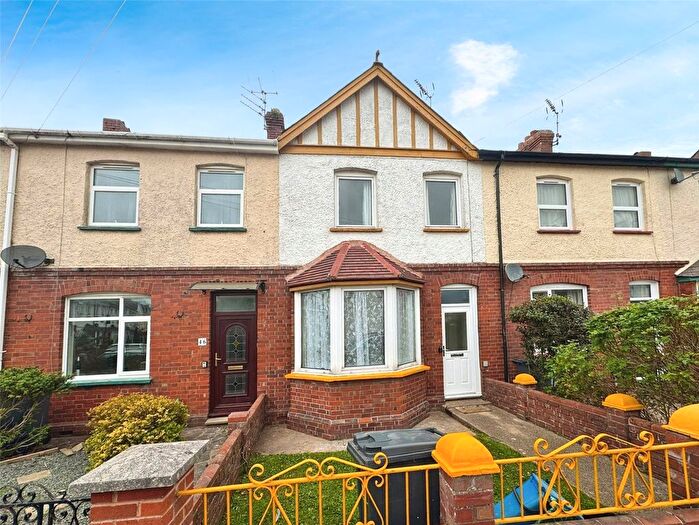 2 Bedroom Terraced House For Sale In Woodville Road, Exmouth, Devon, EX8