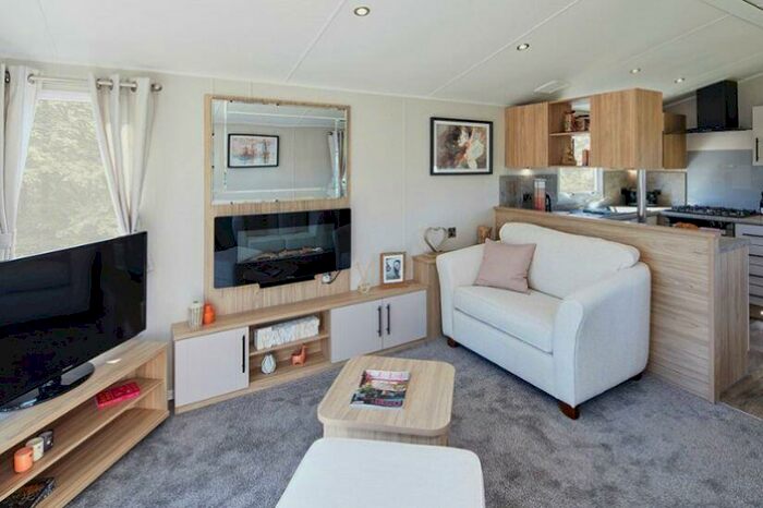 2 Bedroom Caravan For Sale In The Orchards Holiday Park, Main Road, Newbridge, Isle Of Wight, PO41