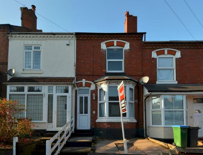 2 Bedroom Terraced House To Rent In Pargeter Road, Bearwood, Birmingham, West Midlands, B67