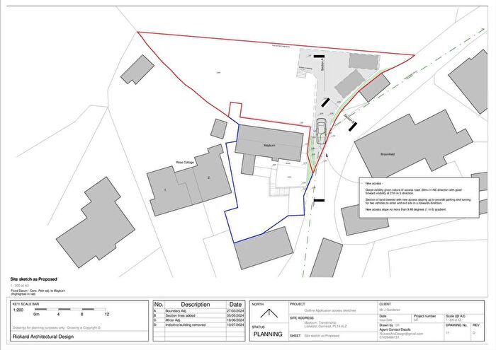 Plot For Sale In Trevelmond, Liskeard, PL14