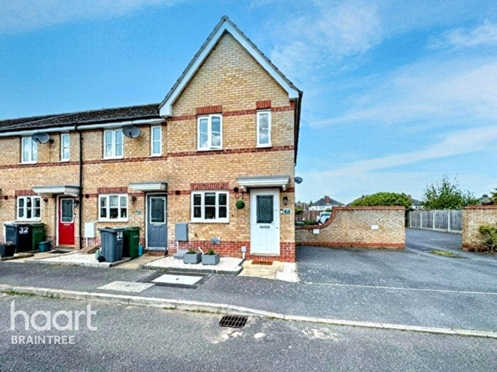 2 Bedroom End Of Terrace House For Sale In Nichols Grove, Braintree, CM7