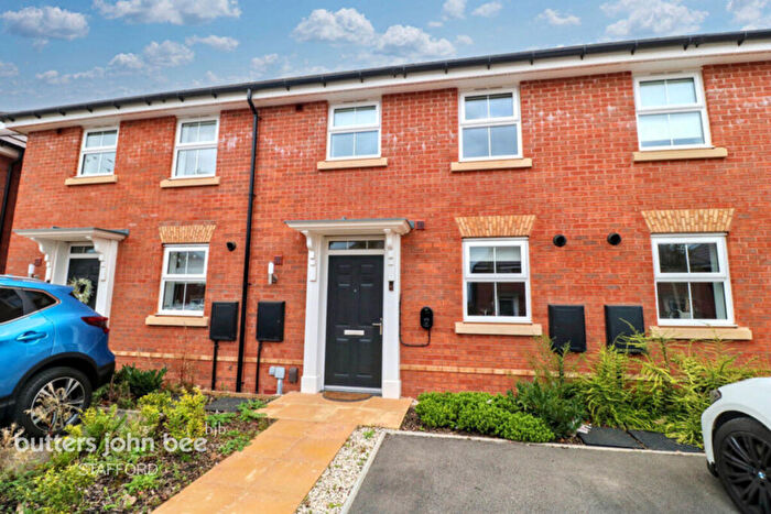 2 Bedroom Terraced House For Sale In Monmouth Drive, Stafford, ST16