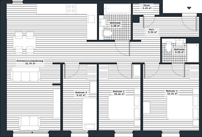 3 Bedroom Flat To Rent In Platform_ In Edinburgh, EH6