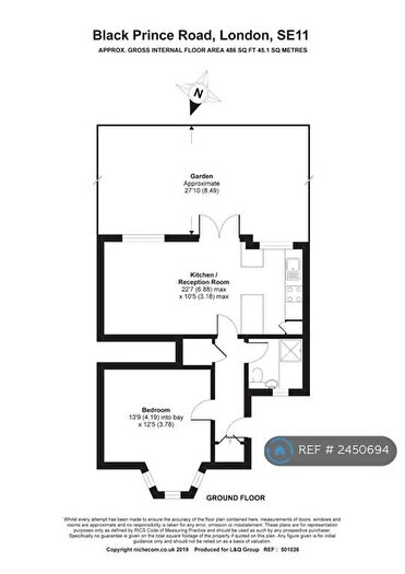 1 Bedroom Flat To Rent In Black Prince Road, London, SE11