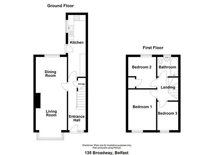 3 Bedroom Terraced House For Sale In Broadway, Belfast, BT12