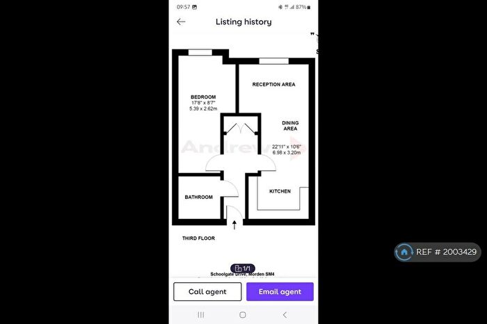 1 Bedroom Flat To Rent In Field House, Morden, SM4