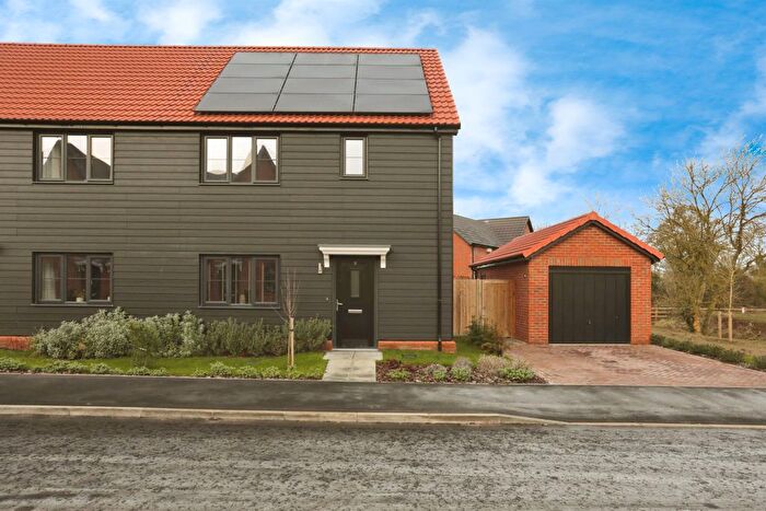 3 Bedroom Semi Detached House For Sale In Castell Road, Bacton, Stowmarket, IP14