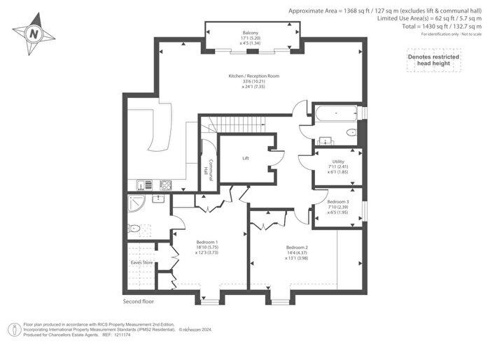 3 Bedroom Apartment For Sale In West Hill Place, West Hill, Oxted, ., RH8