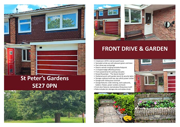 3 Bedroom Terraced House To Rent In St. Peters Gardens, London, SE27