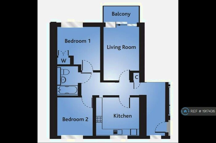 2 Bedroom Flat To Rent In Waterway Avenue, London, SE13