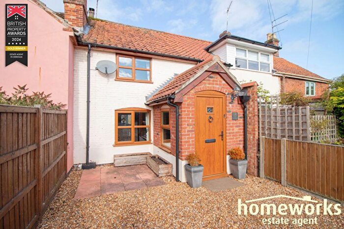 2 Bedroom Terraced House For Sale In Greengate, Swanton Morley, Dereham, NR20