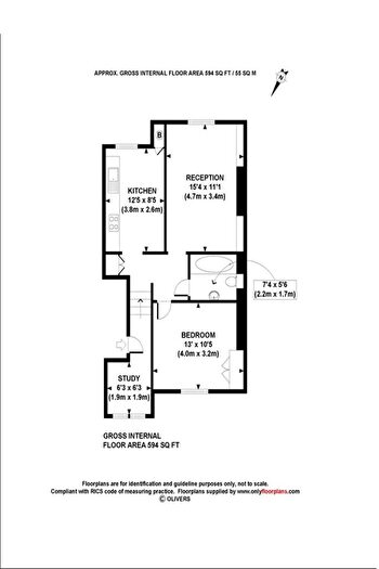 1 Bedroom Flat To Rent In Healey Street, NW1