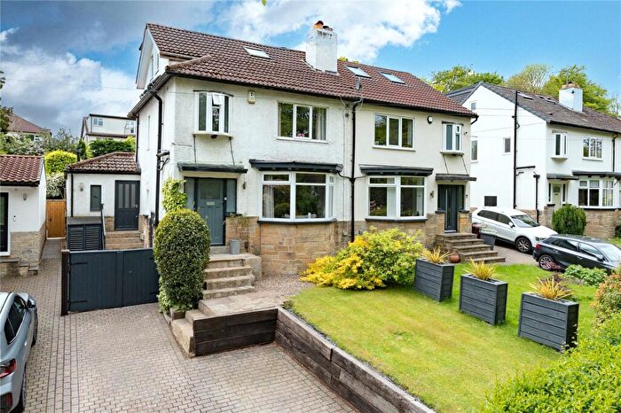 4 Bedroom Semi-Detached House For Sale In West Park Drive East, Roundhay, Leeds, LS8