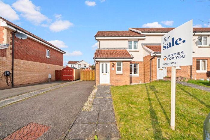 2 Bedroom End Of Terrace House For Sale In Ardgowan Place, Cowie, Stirling, FK7