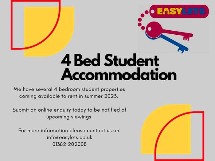 4 Bedroom Detached House To Rent In Bed Student Property, Nethergate, Dundee, DD1