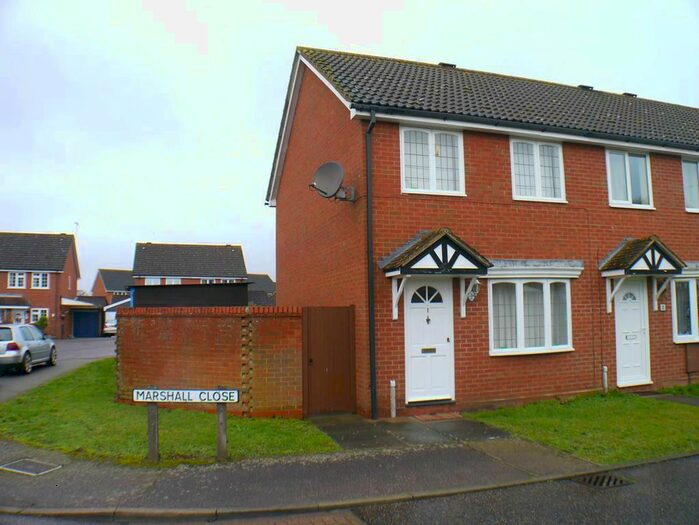 2 Bedroom End Of Terrace House To Rent In Marshall Close, Kesgrave, Ipswich, Suffolk IP5