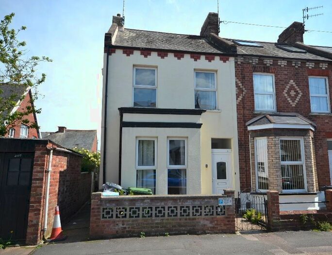 3 Bedroom End Of Terrace House To Rent In Clarence Road, Exeter, EX4