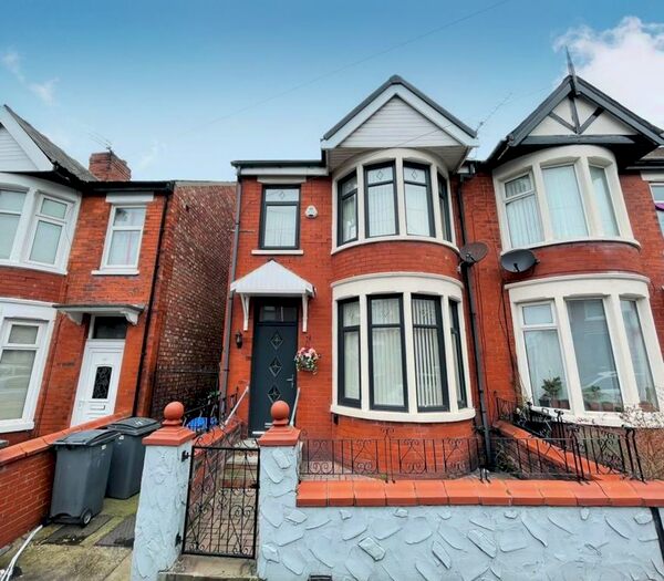 3 Bedroom Semi-Detached House To Rent In Rose Avenue, Blackpool, Lancashire, FY1