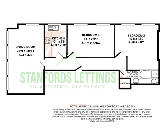 2 Bedroom Apartment To Rent In West Street, Brighton, BN1