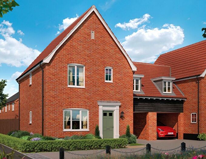 3 Bedroom Link Detached House For Sale In Queen Elizabeth Way, Bramford, Ipswich, IP8