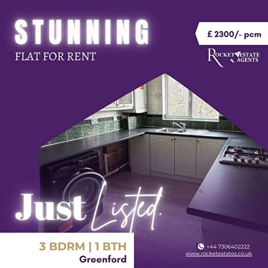 3 Bedroom Flat To Rent In Greenford Road, Greenford, UB6