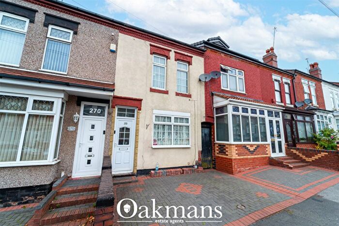 3 Bedroom Terraced House For Sale In St. Benedicts Road, Birmingham, West Midlands, B10