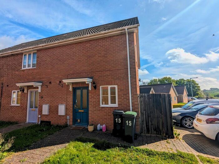 2 Bedroom End Of Terrace House For Sale In Pettiward Close, Great Finborough, Stowmarket, IP14