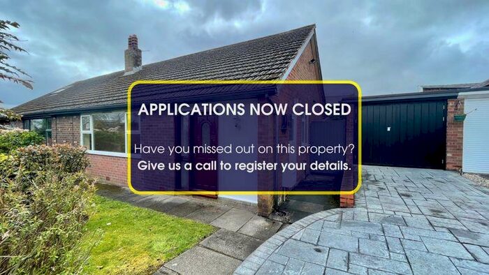 2 Bedroom Semi-Detached Bungalow To Rent In Lingmell Close, Heaton, Bolton, Lancashire. ***Available Now***, BL1