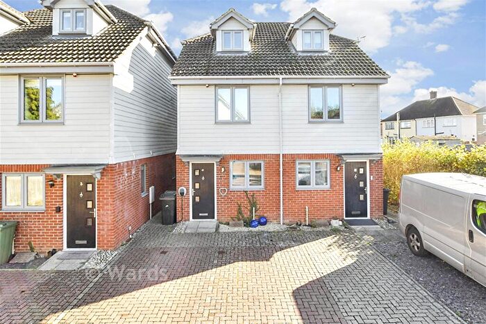 3 Bedroom Semi Detached House For Sale In Fir Tree Court, Coxheath, Maidstone, Kent, ME17