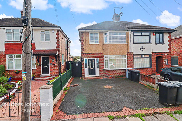 3 Bedroom Semi-Detached House For Sale In Newfield Drive, Crewe, CW1