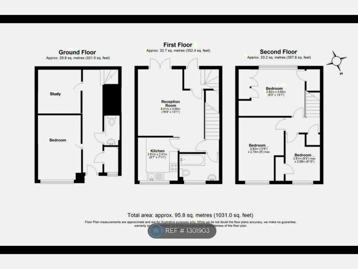 4 Bedroom Terraced House To Rent In Guildford Park Avenue, Guildford GU2