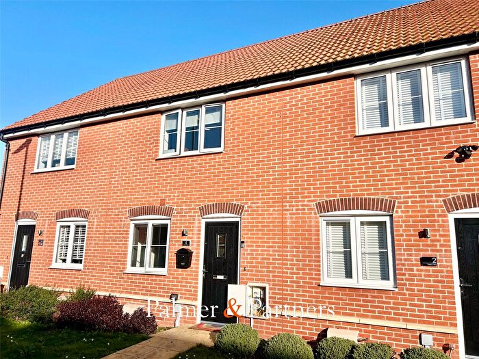 2 Bedroom Terraced House For Sale In Poppy Way, Kirby Cross, Frinton-On-Sea, Essex, CO13