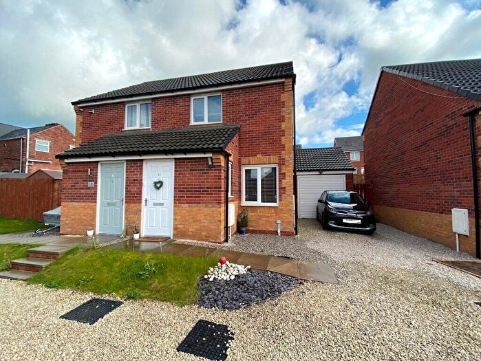 2 Bedroom Semi Detached House For Sale In Masefield Place, Holmewood, Chesterfield, Derbyshire, S42