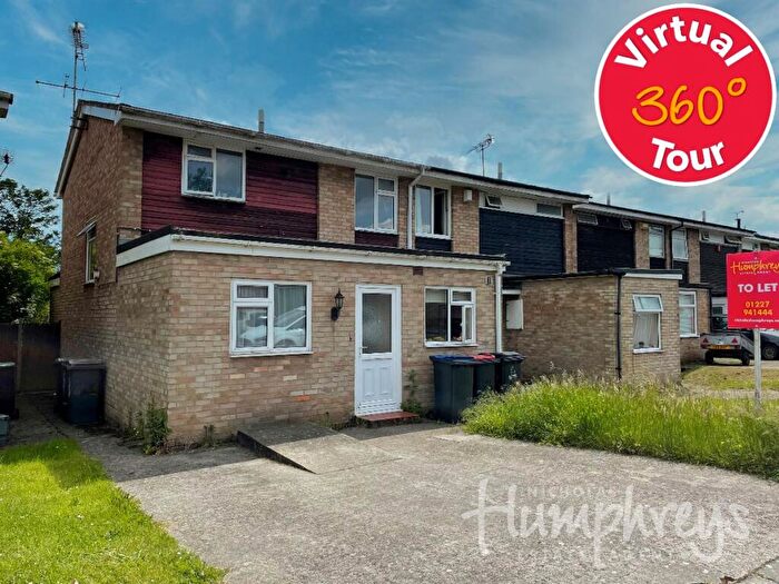 5 Bedroom Semi-Detached House To Rent In Bed Student Home - Kemsing Gardens, CT2