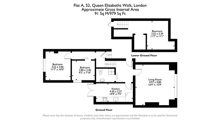 2 Bedroom Flat For Sale In Flat A, Queen Elizabeths Walk, Stoke Newington, London, N16