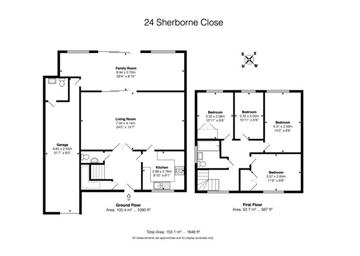 4 Bedroom Link Detached House For Sale In Sherborne Close, Colnbrook, Slough, SL3