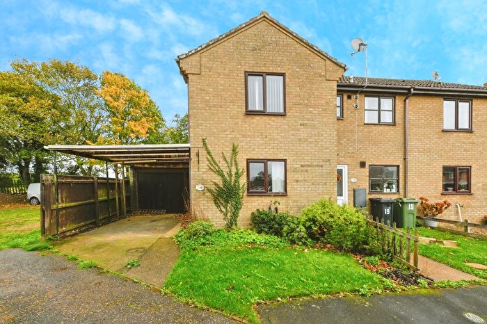 2 Bedroom Semi-Detached House For Sale In Brady Gardens, Denver, Downham Market, Norfolk, PE38