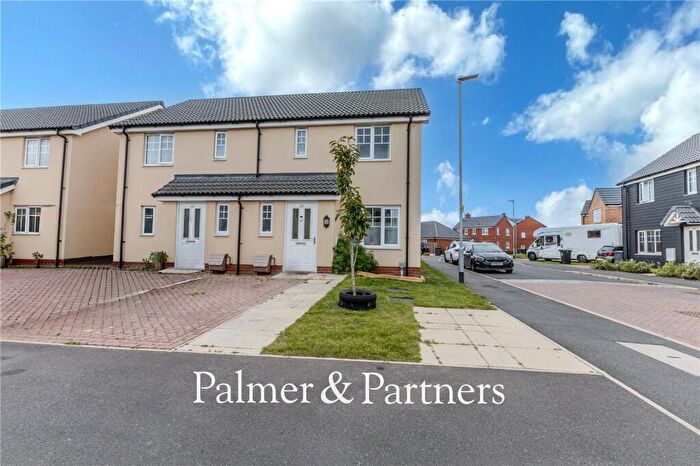 2 Bedroom Semi-Detached House For Sale In Hodgson Avenue, Leiston, Suffolk, IP16