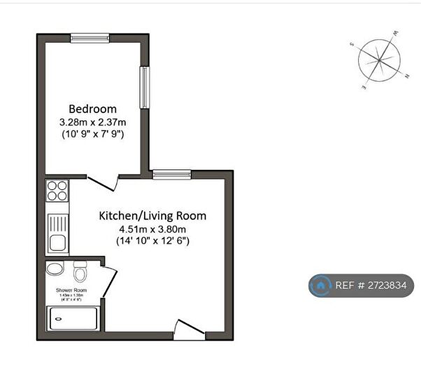 1 Bedroom Flat To Rent In Bayham Street, London, NW1