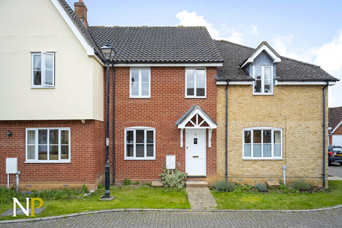 3 Bedroom Terraced House For Sale In Willow Close, Sudbury, Suffolk, CO10