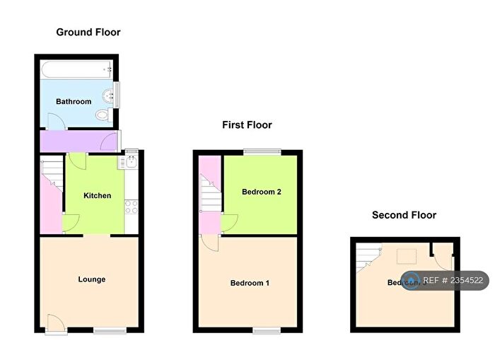 3 Bedroom Terraced House To Rent In Nelson Street, Chesterfield, S41