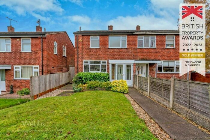 3 Bedroom Semi-Detached House To Rent In Andover Place, Cannock, WS11