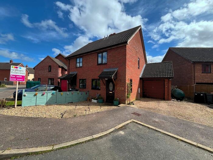 2 Bedroom Semi-Detached House For Sale In Willow Green, Worlingworth, Woodbridge, IP13