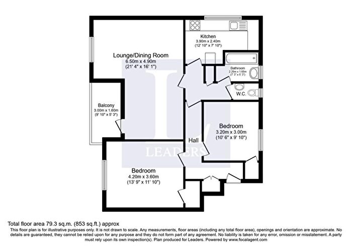 2 Bedroom Apartment To Rent In Chichester Court, Pevensey Garden, BN11