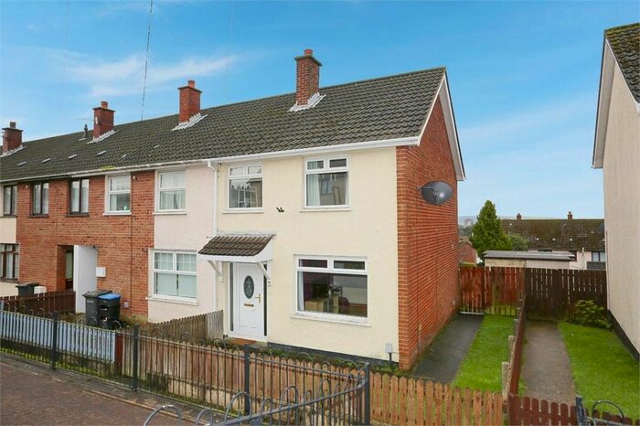 3 Bedroom End Of Terrace House For Sale In Glenbane Avenue, Newtownabbey, County Antrim, BT37